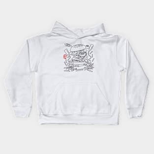 Deconstructed Burger Kids Hoodie